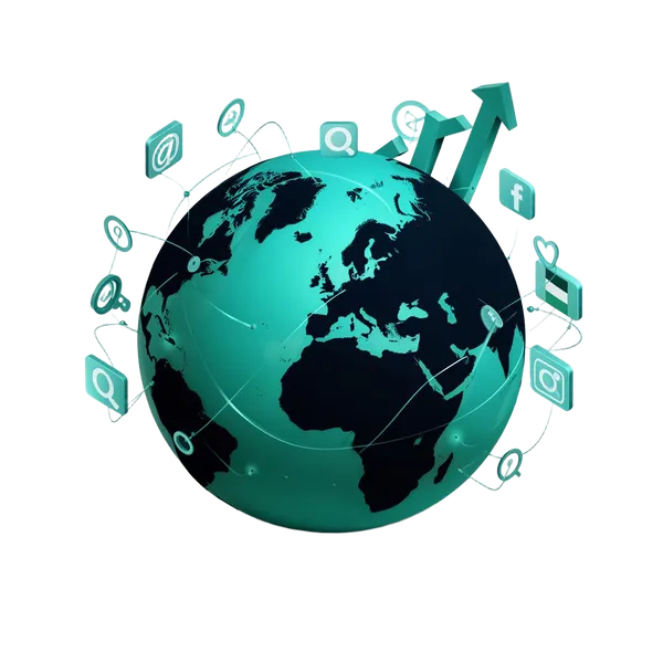 Global digital marketing reach