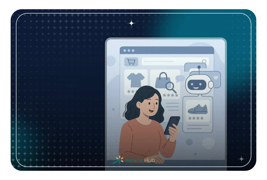 Ai Shopping Agent Ecommerce Concept