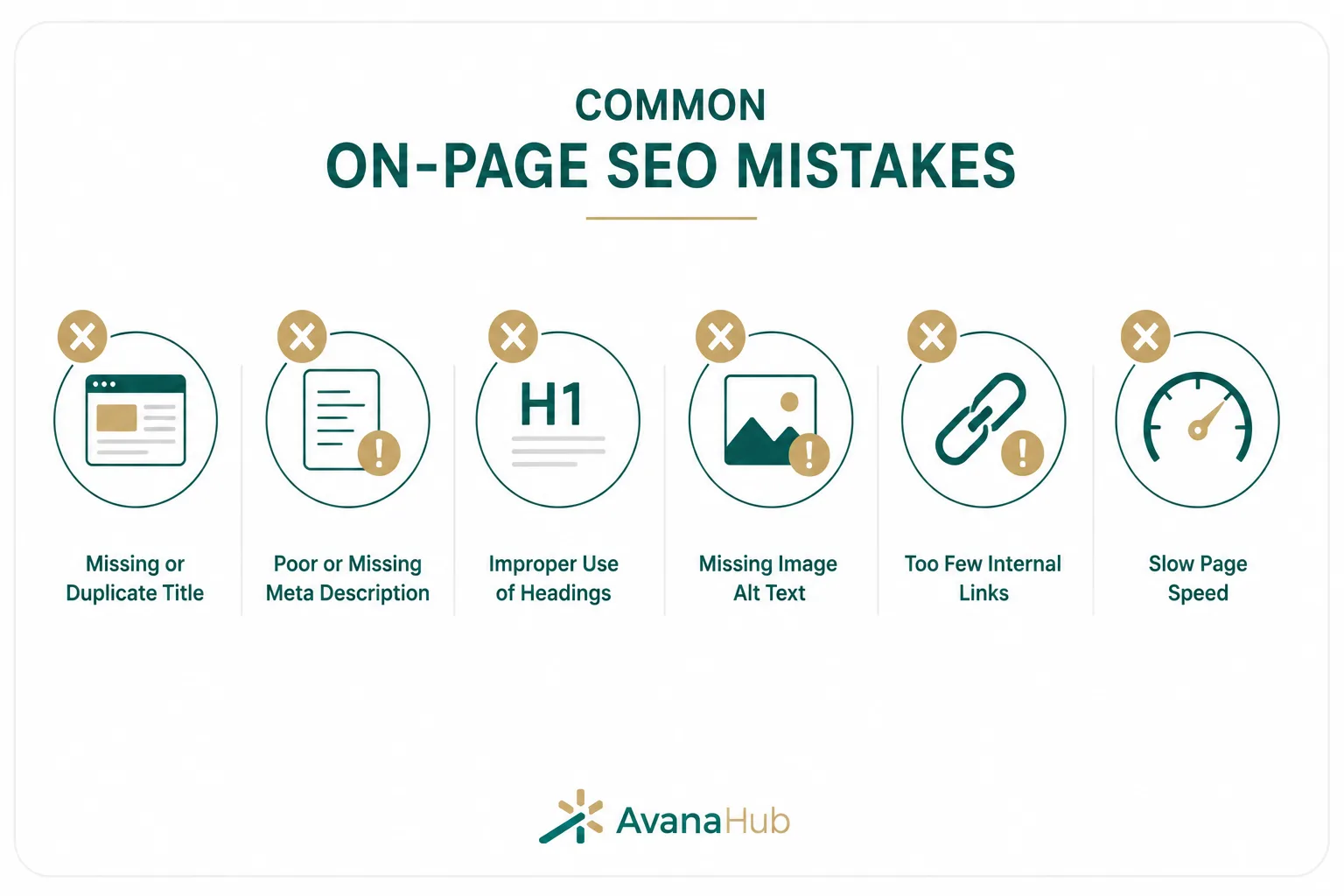 Common On Page Seo Mistakes